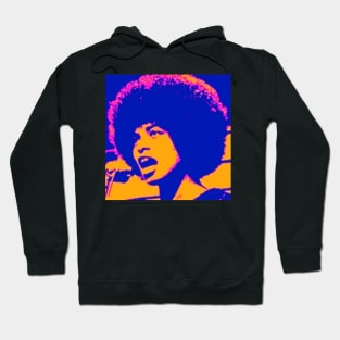 Angela Davis - Stylized Bold Hoodie